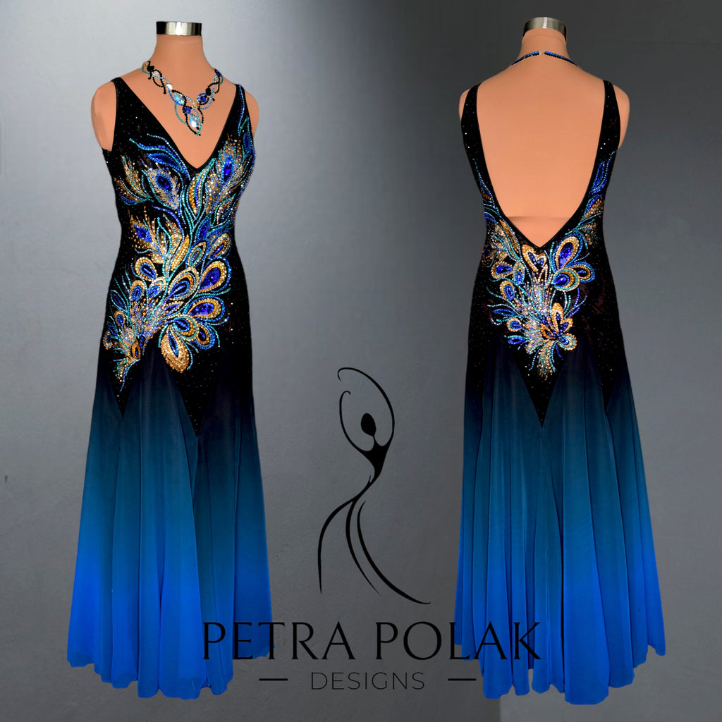 Custom Dress- Peacock