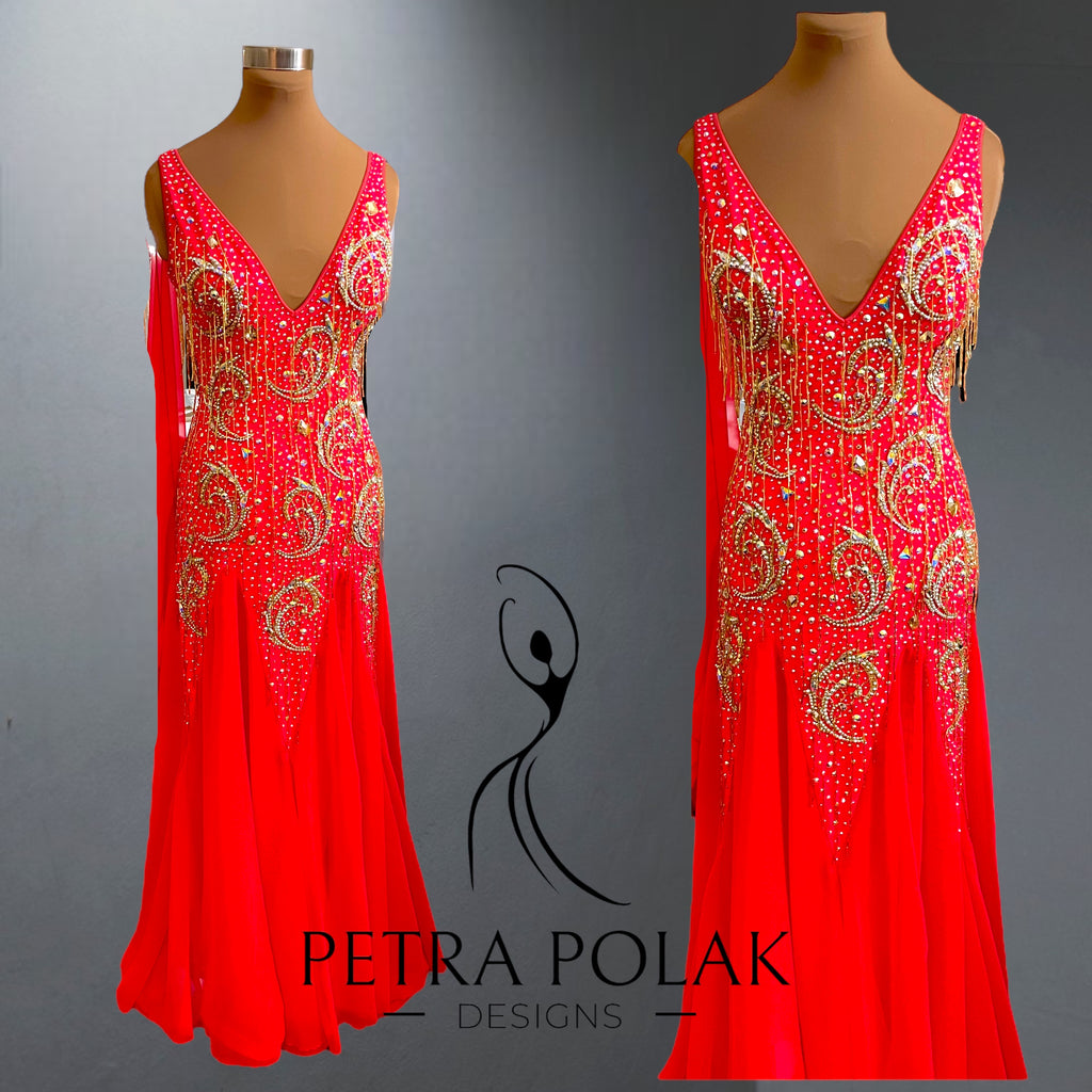 Custom Dress - Red smooth