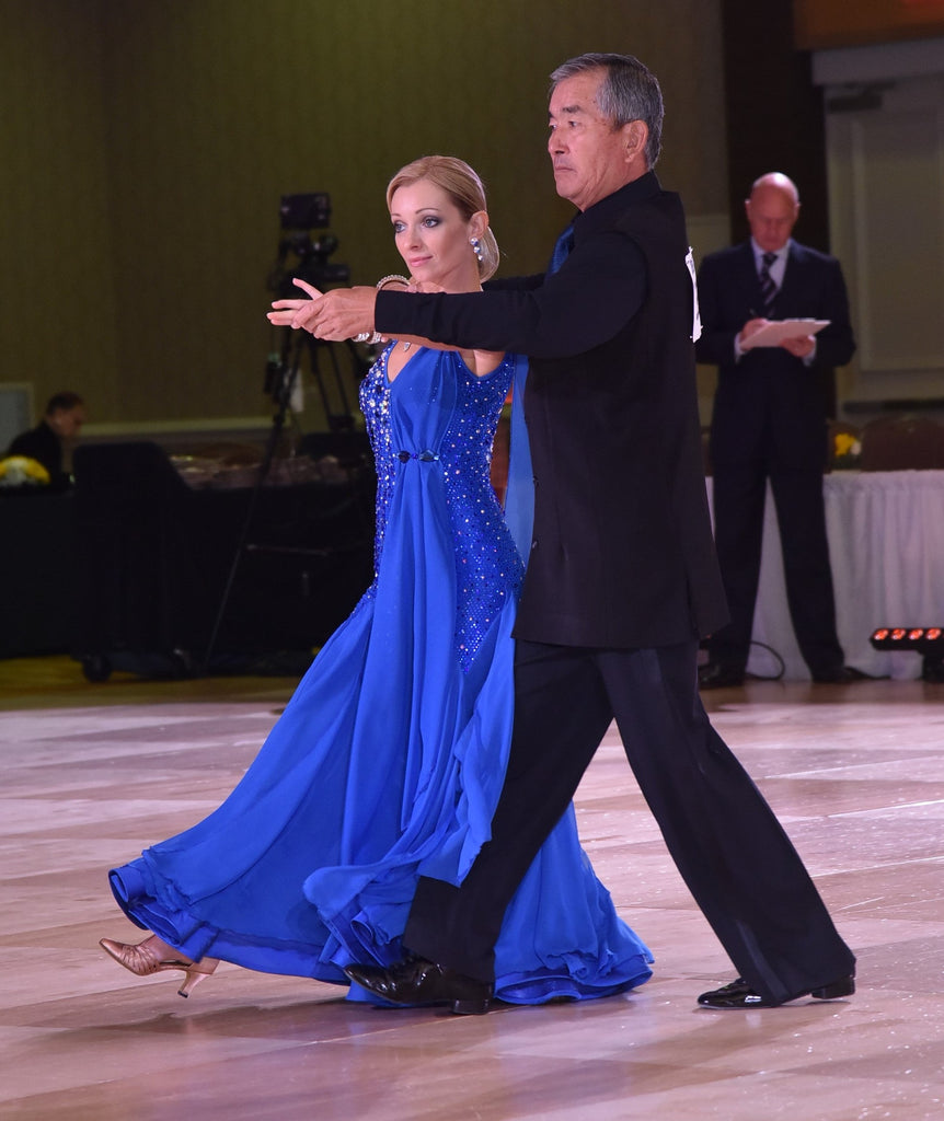 Custom Dress - Royal blue Smooth Action
