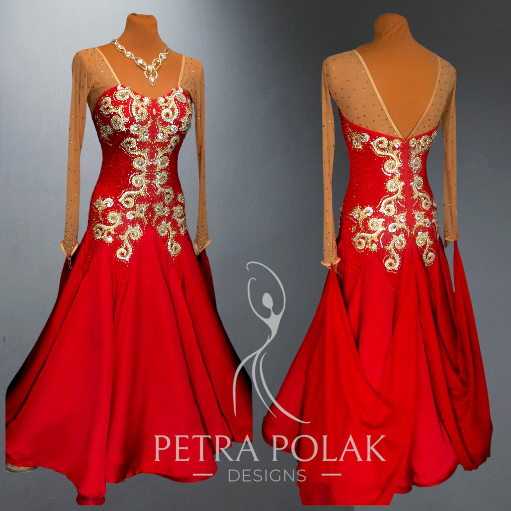 Custom Dress - Red Ballroom
