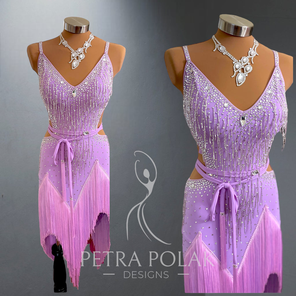 Custom Dress - Purple Latin