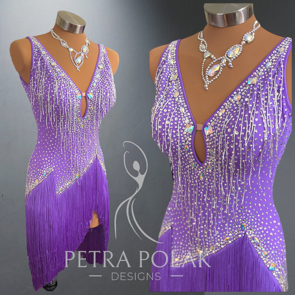 Custom Dress - Purple latin