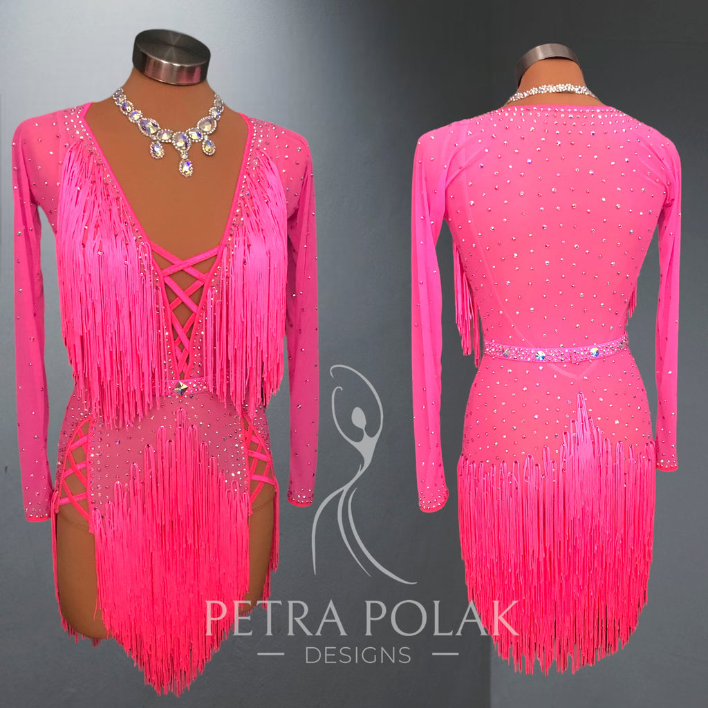 Custom Dress - Pink Latin
