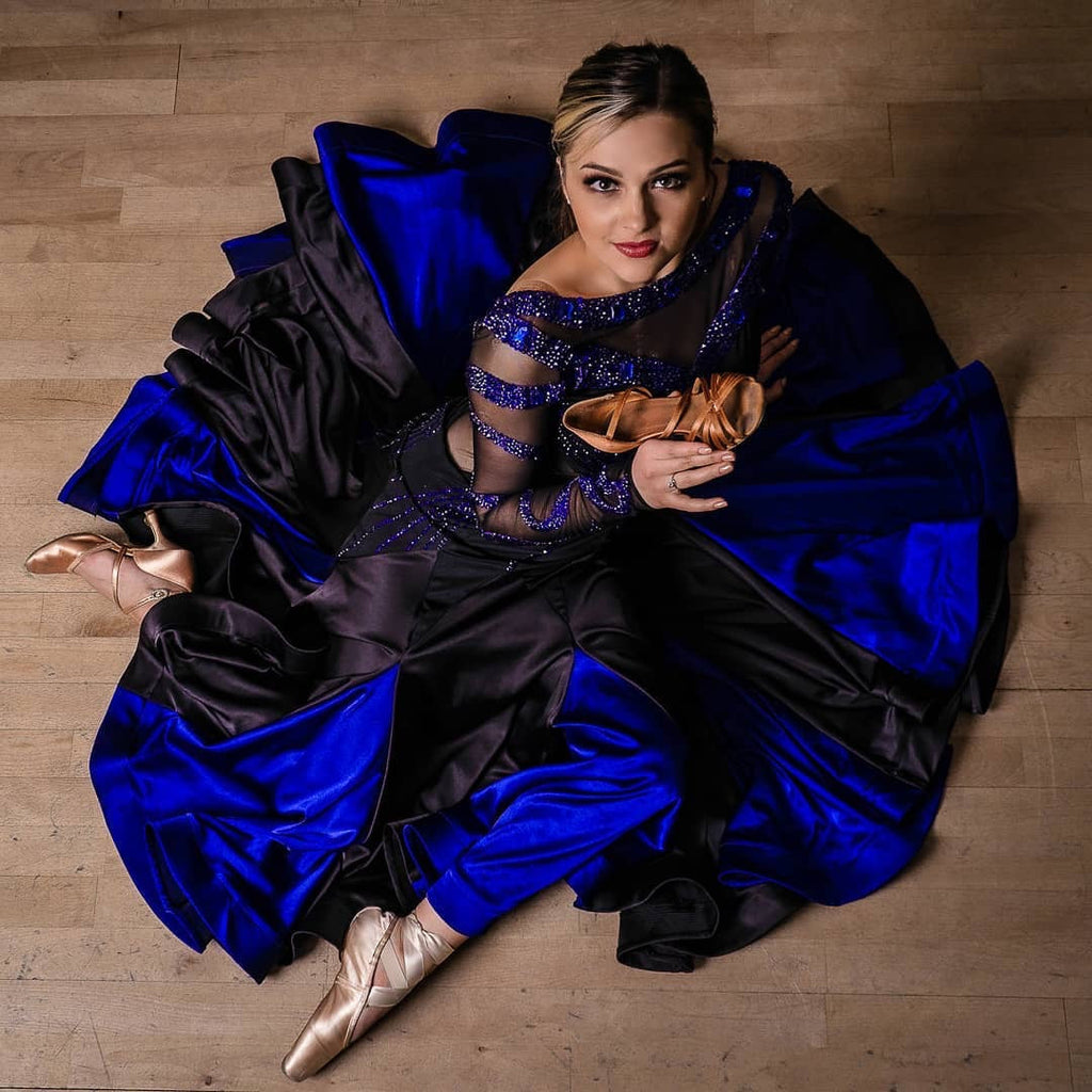 Custom Dress- Black/sapphire Smooth Action