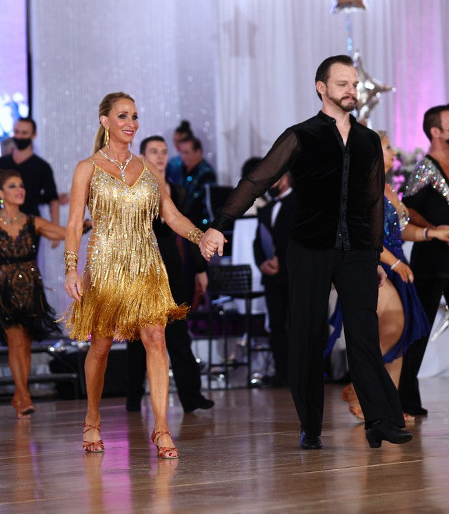 Custom Dress - Gold Latin Action