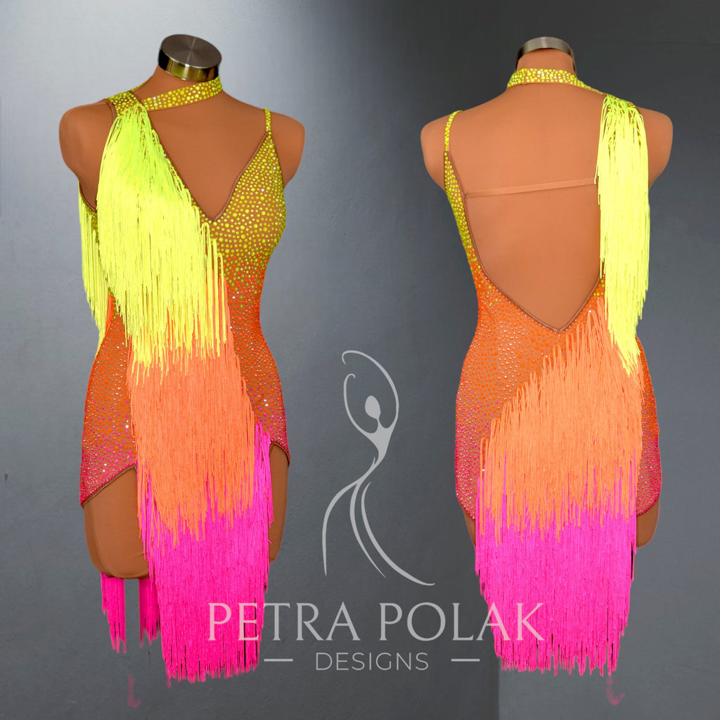 Custom dress- Neon 3 color