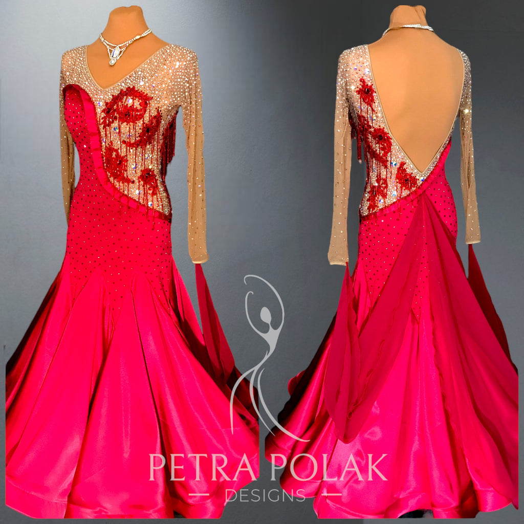 Custom Dress- Red Ballroom