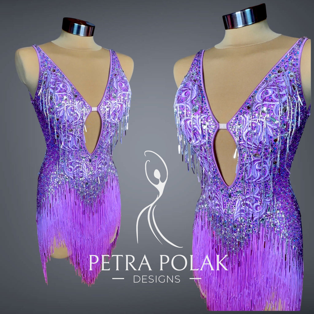 Custom dress - Light purple Latin