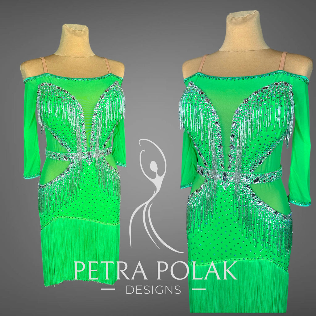 Custom dress- Green Latin