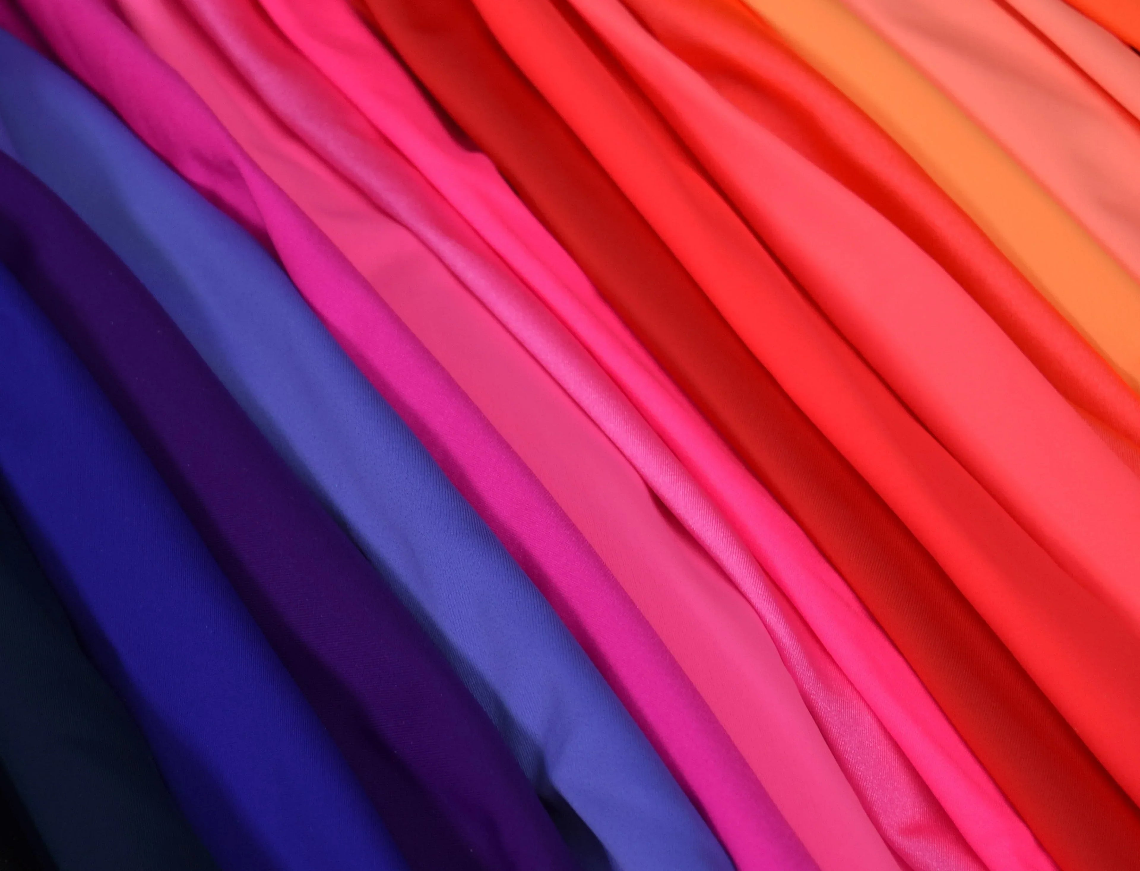 Color fabric drapes 