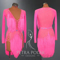 Pink Latin Rhythm Dance Sport Dress LAT- 1060